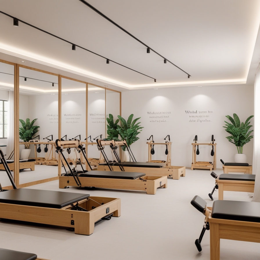 Pilates equipment room