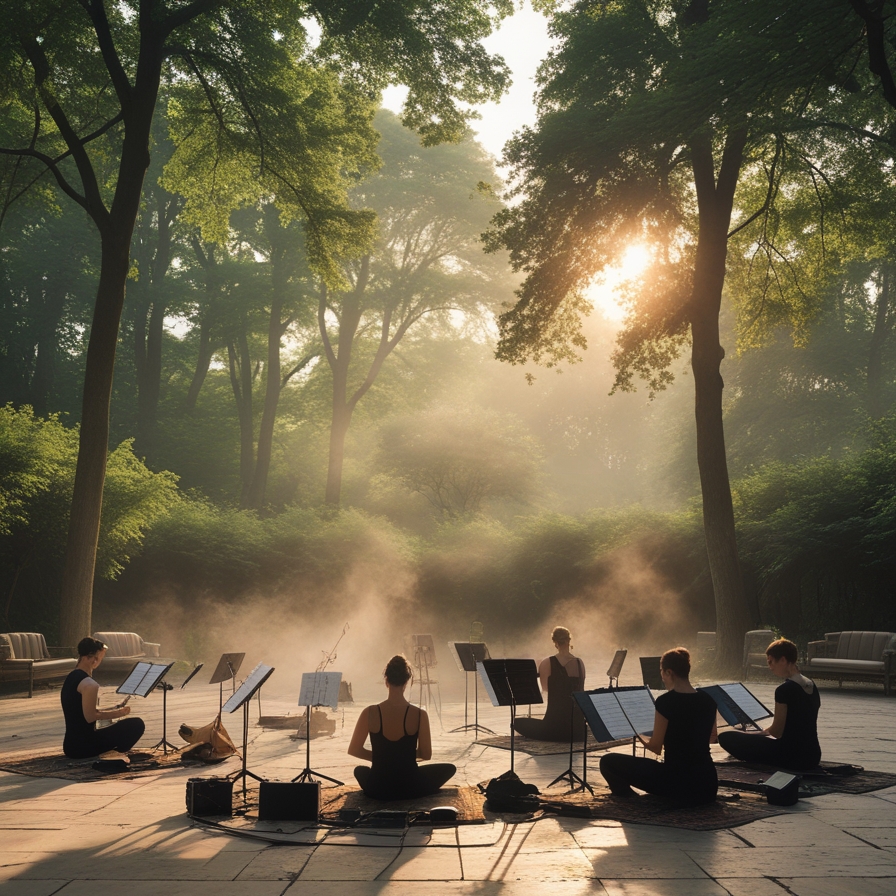 Outdoor practice space